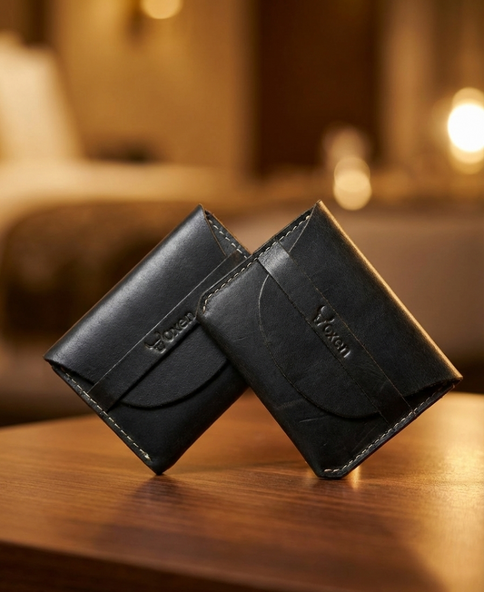 Leather card holder