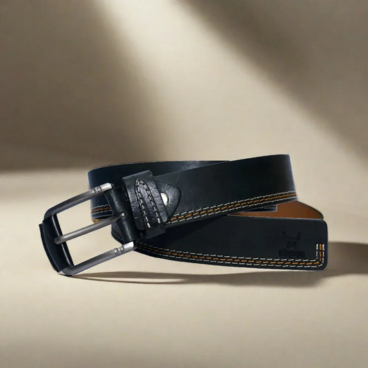 Clasp Leather Belt