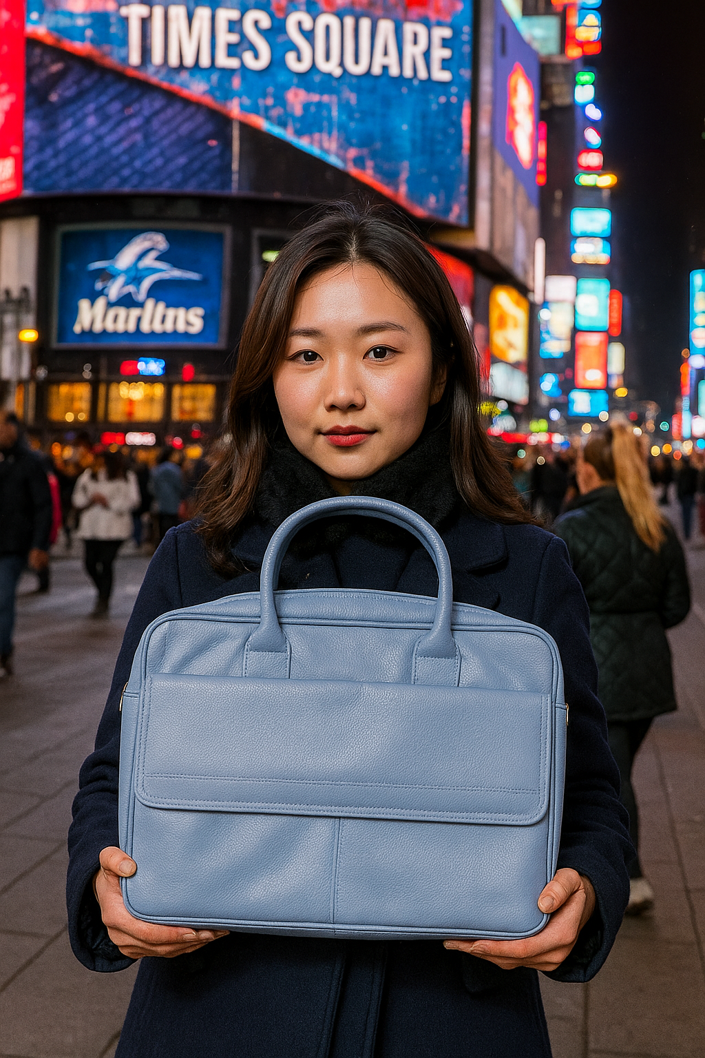 Okasha Leather Laptop Bag